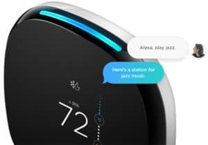 ecobee4 Alexa-Enabled Thermostat with Sensor